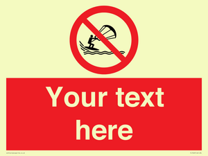 Custom No kite surfing